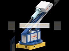 Injetor de fluxo rotativo de parede lateral do forno de desgaseamento de alumínio