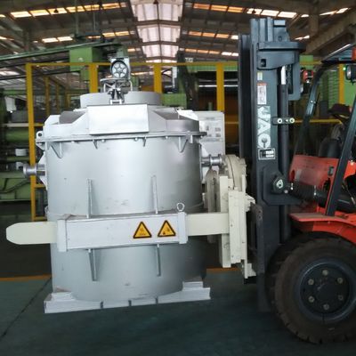 2000kg Capacidade de transferência de alumínio fundido