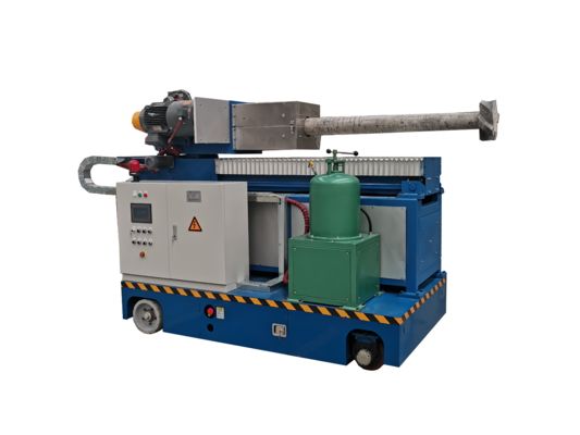 Injetor rotativo de fluxo para matéria-prima de grafite, com velocidade de desgaseamento ajustável e granularidade de fluxo ≤ 5 mm