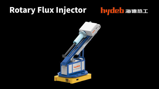 Injetor de fluxo rotativo Hydeb HDR para refino de fundição de alumínio