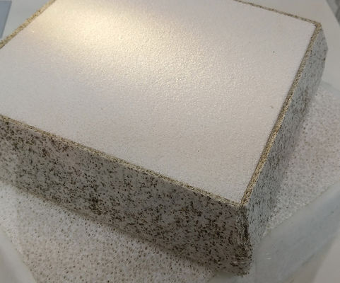 Caixa de filtro de placa industrial com temperatura máxima de 850C e malha de placa de 60 PPI