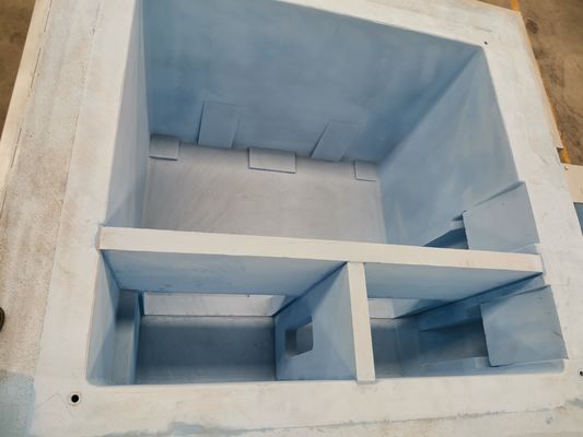 Caixa de filtragem da máquina de fundição a carvão ativado com filtro de espuma cerâmica de 60 PPI