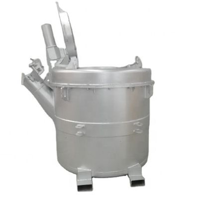 Panelas de transferência de alumínio fundido de longa duração com borda da panela reforçada com aço e certificação ISO 9001 2015 e CE