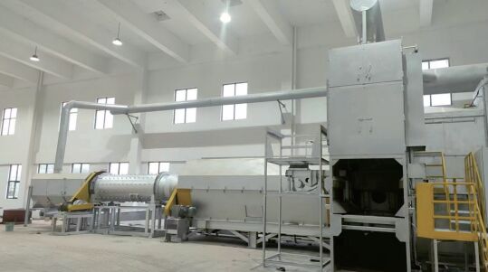 Equipamento automático de tratamento de escória de alumínio com sistema de controlo PLC para uma elevada eficiência de recuperação e uma pegada compacta