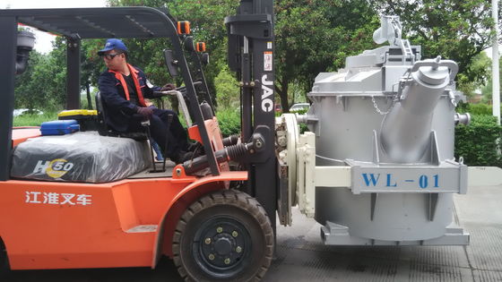 Concha livre de poeira do ferro fundido da fornalha da metalurgia da concha 1200KG para a ligação que derrama 2.5t/M3