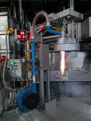 Preaquecedor de garrafas para transferência de 30 M3/h com fluxo de gás elevado