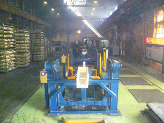 Dispositivo de inclinação hidráulico das conchas de transferência com o cilindro de inclinação hidráulico