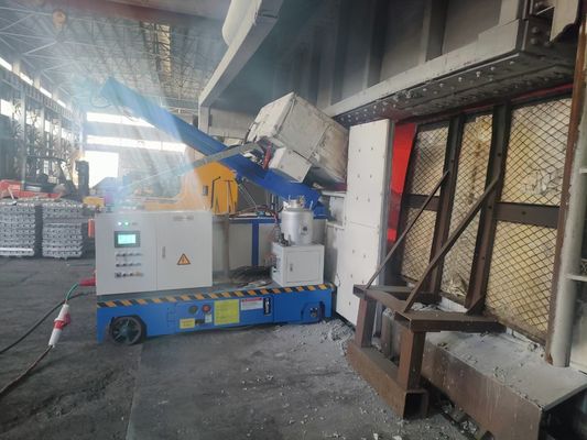 Dispositivo de derretedura giratório do injetor HDR-2 para o processo de alumínio derretido da desgaseificação da fornalha