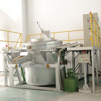 fornalha de cadinho 5000kgs guardando de derretimento regenerativa para o lingote de alumínio