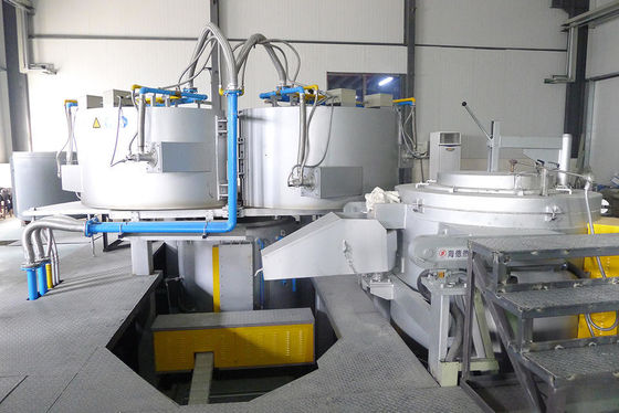 Shell Induction Melting Furnace de alumínio 1 Ton With Electric Induction Heating