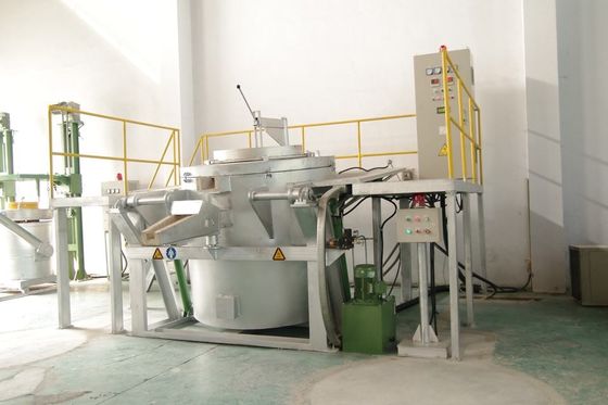 Shell Induction Melting Furnace de alumínio 1 Ton With Electric Induction Heating