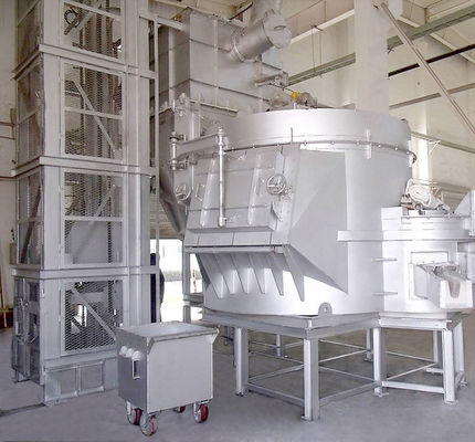 1 fornalha de derretimento de Ton Gas Fired Aluminum Scrap com 4000 quilowatts Shell de alumínio