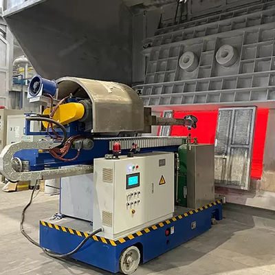 Peso líquido 600 kg Máquina de desgaseamento de refino de alumínio para produção limpa e pura