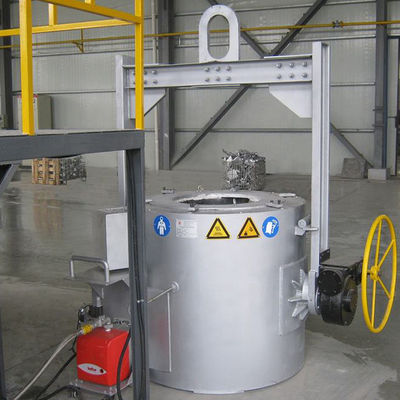 Fornalha de alumínio de derretimento 200 da fundição do Smelt - capacidade 1000kg