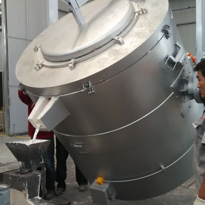 PLC de alumínio de derretimento da fornalha da fundição dos lingotes 200-1000kg do produto