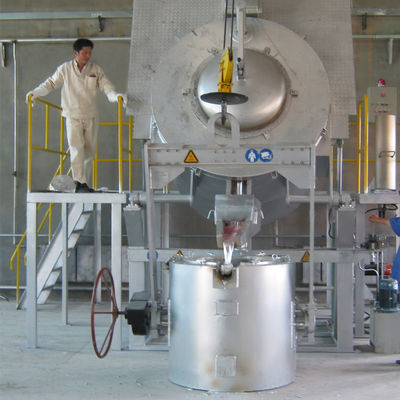 Fornalha de alumínio do aço carbono 20-50 quilowatts do poder e a precisão de controle do Temp de ±1°C