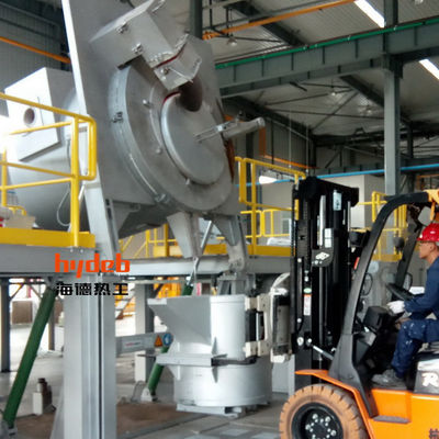 220V/380V Voltage Aluminum Holding Furnace With Molybdenum Disilicide Heating Element And Carbon Steel (Furno de retenção de alumínio de 220V/380V)