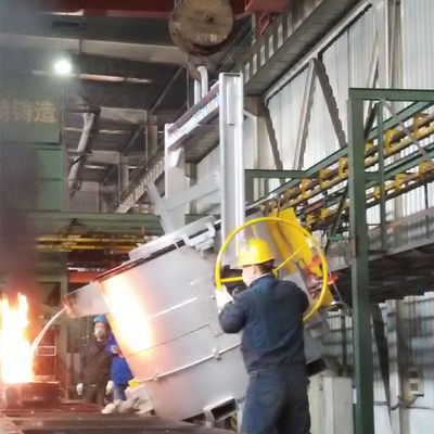 ± 1C Precisão de controlo de temperatura Forno de fusão de alumínio com alarme de temperatura e método de arrefecimento a ar