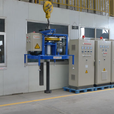 Equipamento de refino de injeção de desgaseificação rotativa tipo suspensão 15L / 30L / 45L
