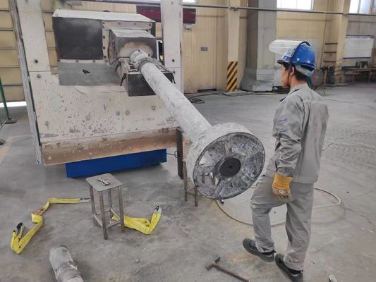 Unidade de desgaseamento rotativo de aço inoxidável eficiente para fundição de alumínio