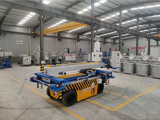 Máquina avançada de desgaseamento de refino de alumínio para gás refinado de alta pureza ≥ 99,996% e ≤ 5 mm de tamanho de partícula do fluxo de refino