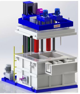 Máquina de Desgaseamento de Alumínio de Alta Capacidade Nível de líquido de trabalho ≥ 250 Umidade ppm ≤ 3 Voltagem V 380±10%