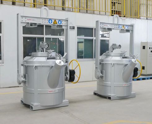 1000 kg de poças de transferência de alumínio fundido com queda de temperatura natural ≤ 15 °C/h