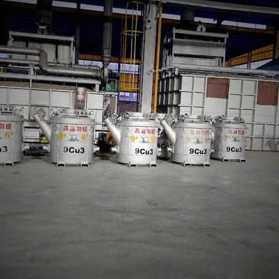 Ladeiras de transferência de alumínio fundido isoladas para máquinas de fundição a pressão