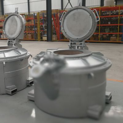 500 - 3000 kg Ladeira de transferência de alumínio fundido para fundição a pressão de alumínio