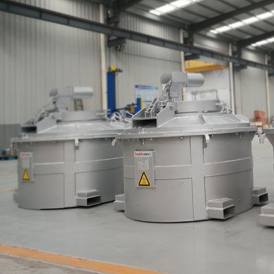 Caldeiras de transferência de alumínio fundido com queda de temperatura natural de ≤ 12 °C/h e aumento da temperatura da superfície de ≤ 50 °C