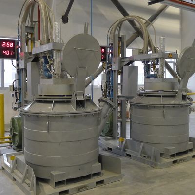 500 - 3000 kg Ladeira de transferência de alumínio fundido para fundição a pressão de alumínio