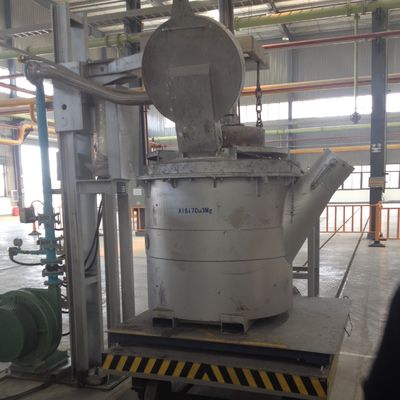 Tipo de empilhadeira de alumínio líquido contínuo resistente ao calor