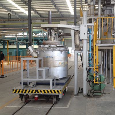 Caldeiras industriais de transferência de alumínio fundido Temperatura máxima de serviço ≤ 850 °C e aumento da temperatura da superfície ≤ 50 °C