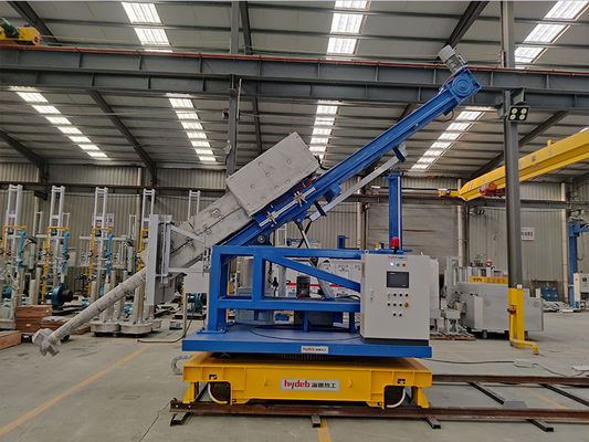 Injetor de Fluxo Rotativo com Controle de Pressão de Injeção por Servomotor, Velocidade de 0-300mm/s e Pressão de 25MPa para Refino de Alumínio