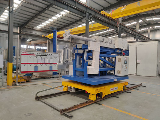 Injetor de Fluxo Rotativo com Controle de Pressão de Injeção por Servomotor, Velocidade de 0-300mm/s e Pressão de 25MPa para Refino de Alumínio