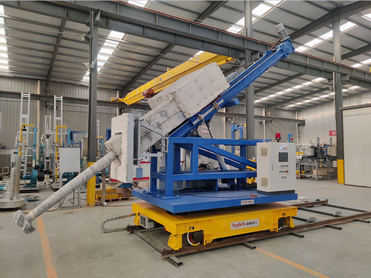 Injetor de Fluxo Rotativo com Controle de Pressão de Injeção por Servomotor, Velocidade de 0-300mm/s e Pressão de 25MPa para Refino de Alumínio