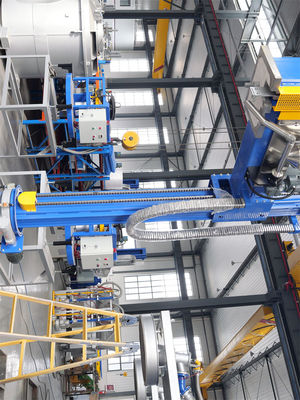 Máquina móvel de desgaseamento e refino de alumínio líquido de alta velocidade