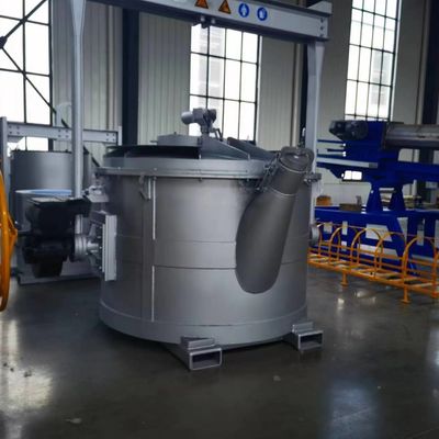 Caldeiras de transferência de alumínio fundido de grande capacidade com capacidade ≤ 1000 kg
