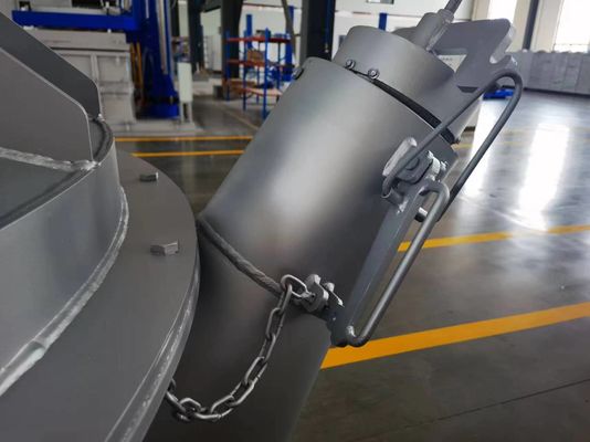 Materiais de transferência Alumínio Ladeiras de transferência de alumínio fundido com temperatura de serviço máxima de ≤850C e aumento da temperatura da superfície de ≤50