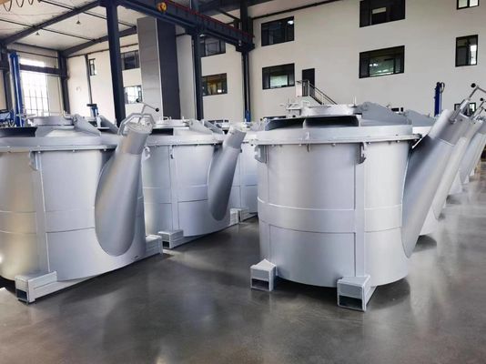 Intervalos de temperatura personalizados Ladeiras de transferência de alumínio fundido com tampa e acabamento de superfície lisa