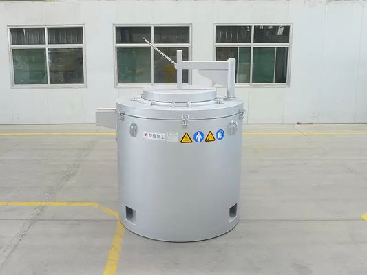 Forno de fusão de alumínio de eficiência de faixa de temperatura personalizada com método de resfriamento refrigerado a ar