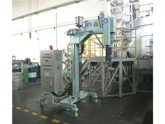 Produto de desgaseamento de liga de alumínio 3000KG Peso total da máquina e tempo de desgaseamento de refino Min 0 ¢ 99 para produção rápida