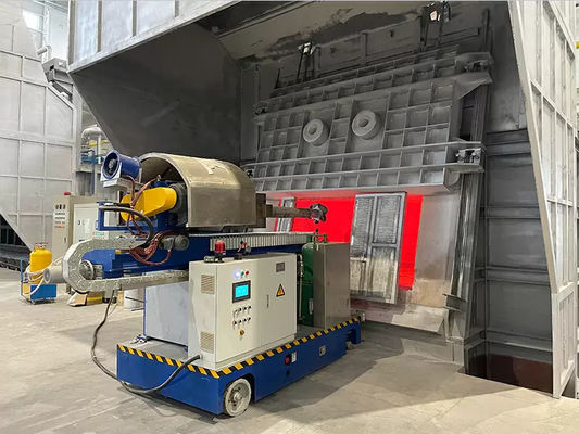 Máquina reguladora de desgaseamento para refino de alumínio com pressão de gás refinado de 0,1 a 0,6 MPa e tamanho de partícula mm ≤ 5