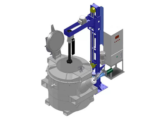 Melhorar a produção de alumínio com 4 rotores Máquina de desgaseamento de alumínio 0-600 R/min Velocidade do rotor de grafite e O2ppm≤5