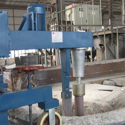 Máquina móvel de desgaseamento para refino de alumínio para fios de alimentação de diâmetro ≥ 2,5 mm2