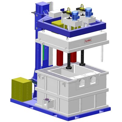 Máquina de desgaseamento de alumínio de 3 fases com velocidade do rotor de grafite de 100-600 R/min e pressão ajustável 0,1-0,6 MPa