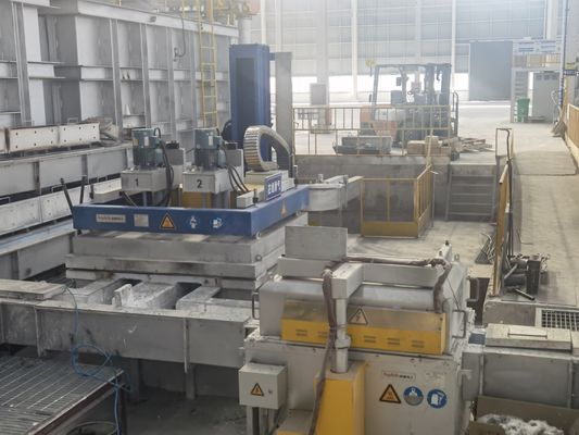Eficiência de desgaseamento de 60% Máquina de desgaseamento de alumínio Aumento da temperatura Menos de 35 °C
