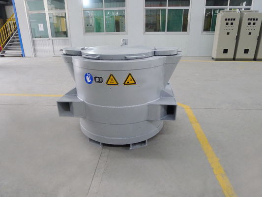 Máquina de desgaseamento de alumínio de três fases e quatro fios de alimentação para o fluxo de refino fino, tamanho de partícula ≤ 5 mm