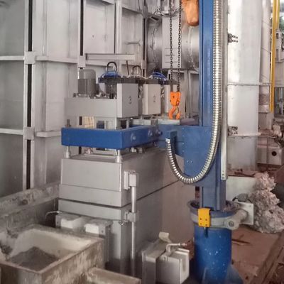 Unidade de desgaseificação de alumínio de alta eficiência 200KG com 30% de eficiência e alta pureza N₂/Argônio