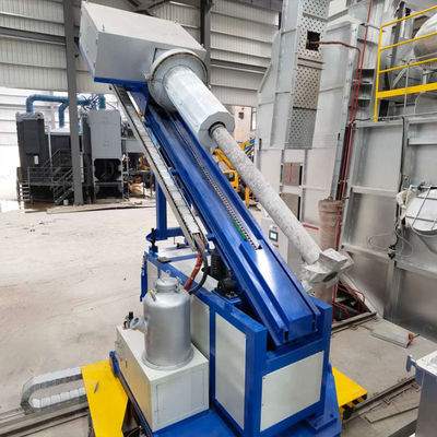 Pressão de gás refinado 0,1-0,6 MPa Unidade rotativa de desgaseamento Taxa de fluxo ajustável 15-30L/min ≤5 mm Tamanho de partícula do fluxo de refino